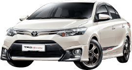 CarRentalKu Toyota Vios TRD 2017 Auto 4 Doors 5 Seats